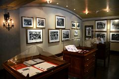22G Display Cases And Black And White Photos On Display In The Heritage Room At The Banff Springs Hotel.jpg